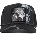 lippikset-kaareva-rekka-musta-snapback-wolf-asphalt-jungle-the-farm-goorin-bros