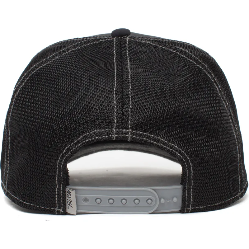 lippikset-kaareva-rekka-musta-snapback-wolf-asphalt-jungle-the-farm-goorin-bros
