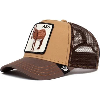 lippikset-kaareva-rekka-ruskea-snapback-the-ass-the-farm-goorin-bros