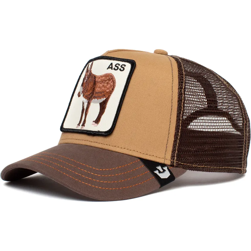 lippikset-kaareva-rekka-ruskea-snapback-the-ass-the-farm-goorin-bros lippikset-kaareva-rekka-ruskea-snapback-the-ass-the-farm-goorin-bros
