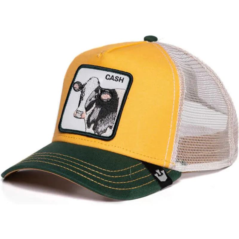 lippikset-kaareva-rekka-keltainen-snapback-the-cash-cow-the-farm-goorin-bros lippikset-kaareva-rekka-keltainen-snapback-the-cash-cow-the-farm-goorin-bros