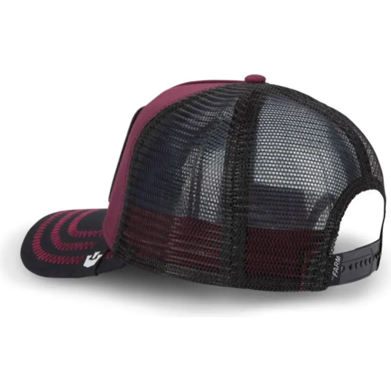 lippikset-kaareva-rekka-punainen-snapback-the-boss-the-farm-goorin-bros