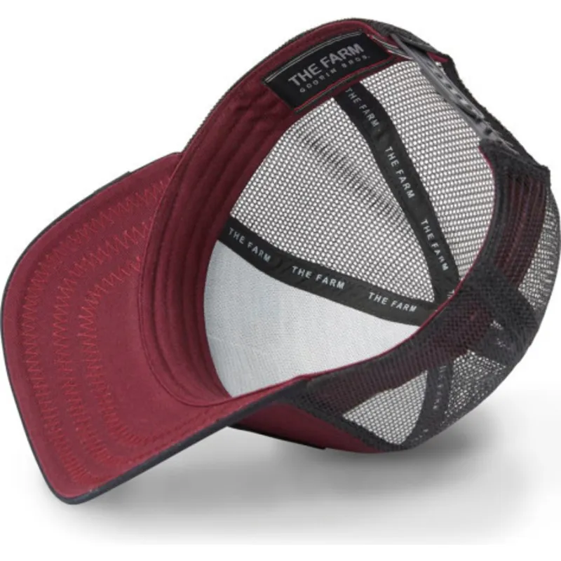 lippikset-kaareva-rekka-punainen-snapback-the-boss-the-farm-goorin-bros