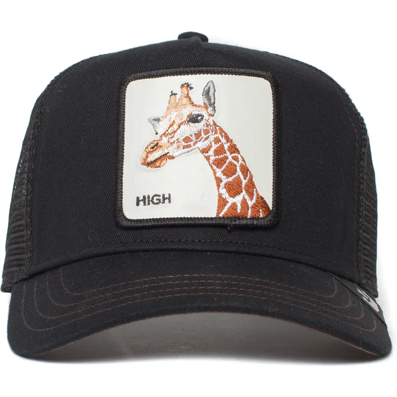 lippikset-kaareva-rekka-musta-snapback-high-the-giraffe-the-farm-goorin-bros