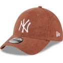 lippikset-kaareva-ruskea-istuva-39thirty-cord-new-york-yankees-mlb-new-era