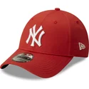 lippikset-kaareva-punainen-saadettava-nauha-9forty-league-essential-new-york-yankees-mlb-new-era