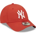lippikset-kaareva-punainen-saadettava-nauha-9forty-league-essential-new-york-yankees-mlb-new-era