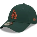 lippikset-kaareva-vihrea-saadettava-nauha-9forty-league-essential-los-angeles-dodgers-mlb-new-era