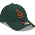 lippikset-kaareva-vihrea-saadettava-nauha-9forty-league-essential-los-angeles-dodgers-mlb-new-era