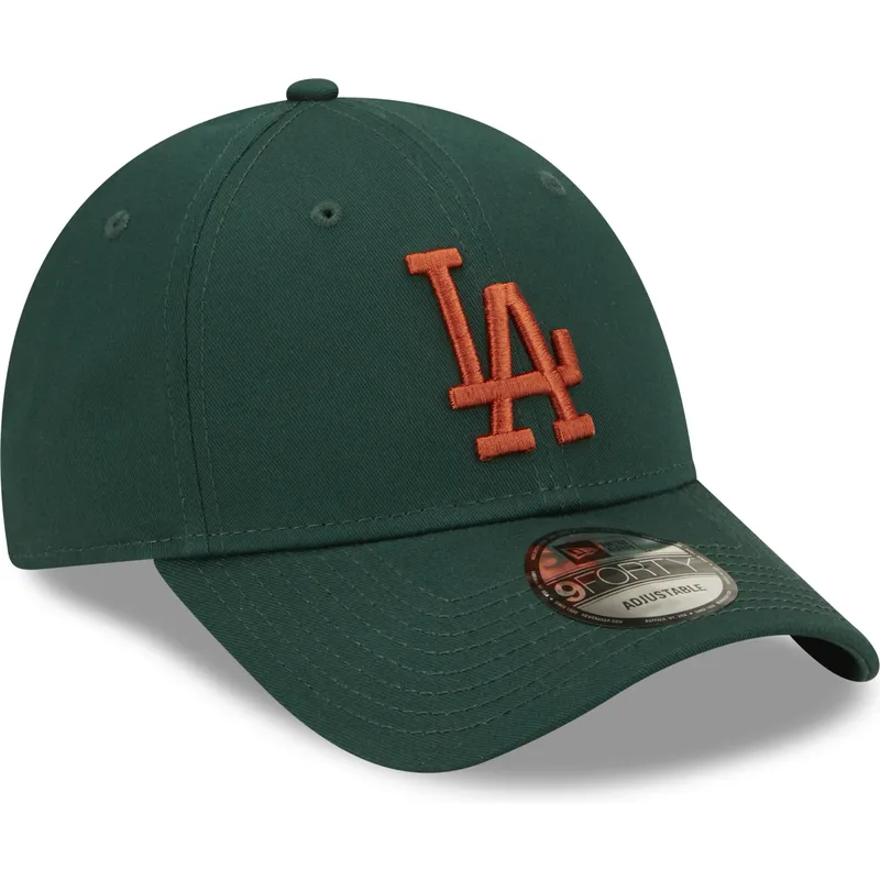 lippikset-kaareva-vihrea-saadettava-nauha-9forty-league-essential-los-angeles-dodgers-mlb-new-era
