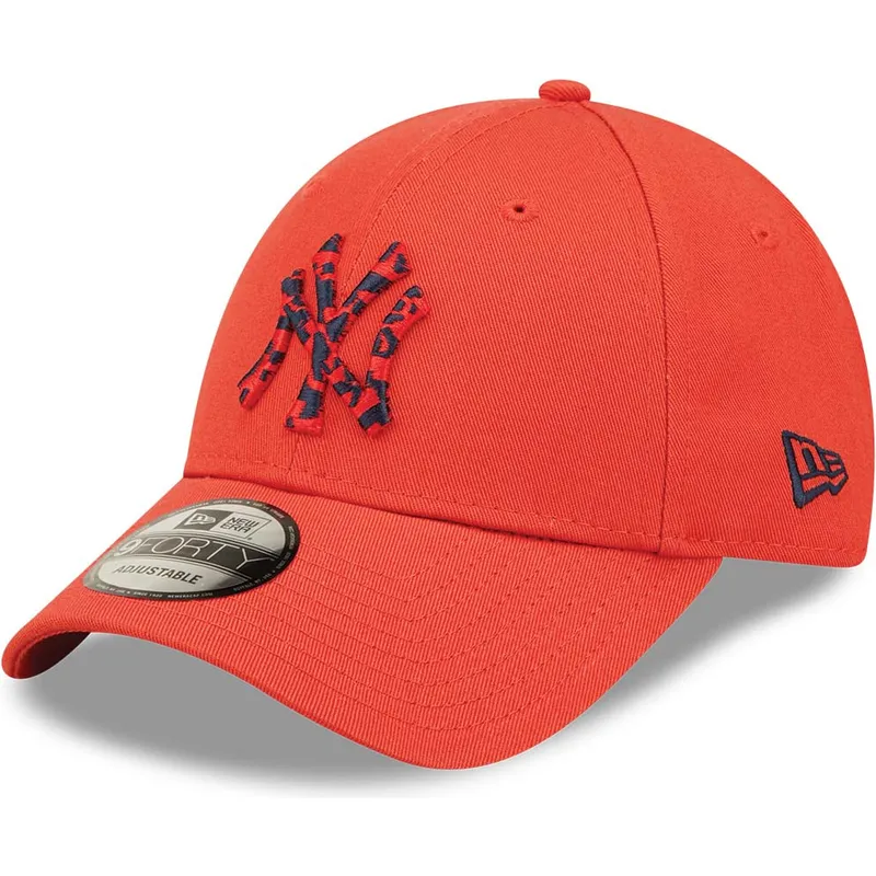 lippikset-kaareva-punainen-saadettava-nauha-9forty-seasonal-infill-new-york-yankees-mlb-new-era