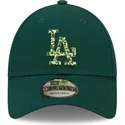 lippikset-kaareva-vihrea-saadettava-nauha-9forty-seasonal-infill-los-angeles-dodgers-mlb-new-era
