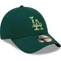 lippikset-kaareva-vihrea-saadettava-nauha-9forty-seasonal-infill-los-angeles-dodgers-mlb-new-era