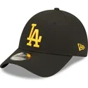 lippikset-kaareva-musta-saadettava-nauha-9forty-league-essential-los-angeles-dodgers-mlb-new-era