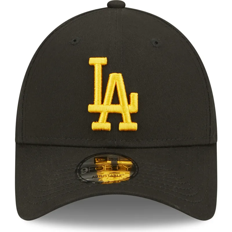 lippikset-kaareva-musta-saadettava-nauha-9forty-league-essential-los-angeles-dodgers-mlb-new-era