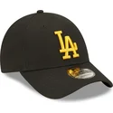 lippikset-kaareva-musta-saadettava-nauha-9forty-league-essential-los-angeles-dodgers-mlb-new-era