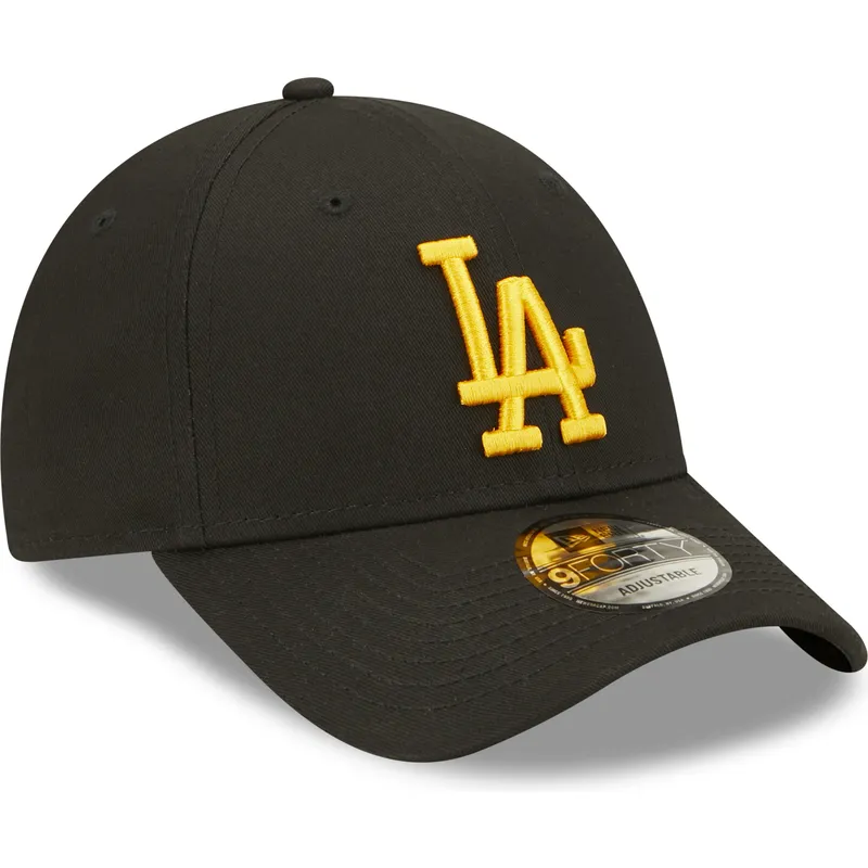 lippikset-kaareva-musta-saadettava-nauha-9forty-league-essential-los-angeles-dodgers-mlb-new-era