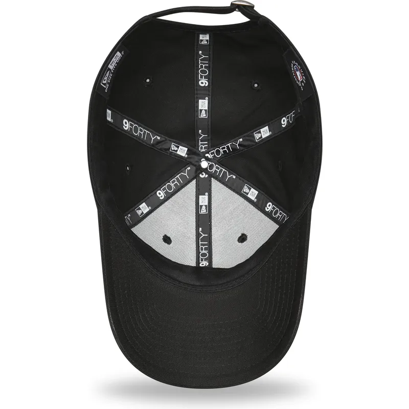 lippikset-kaareva-musta-saadettava-nauha-9forty-league-essential-los-angeles-dodgers-mlb-new-era