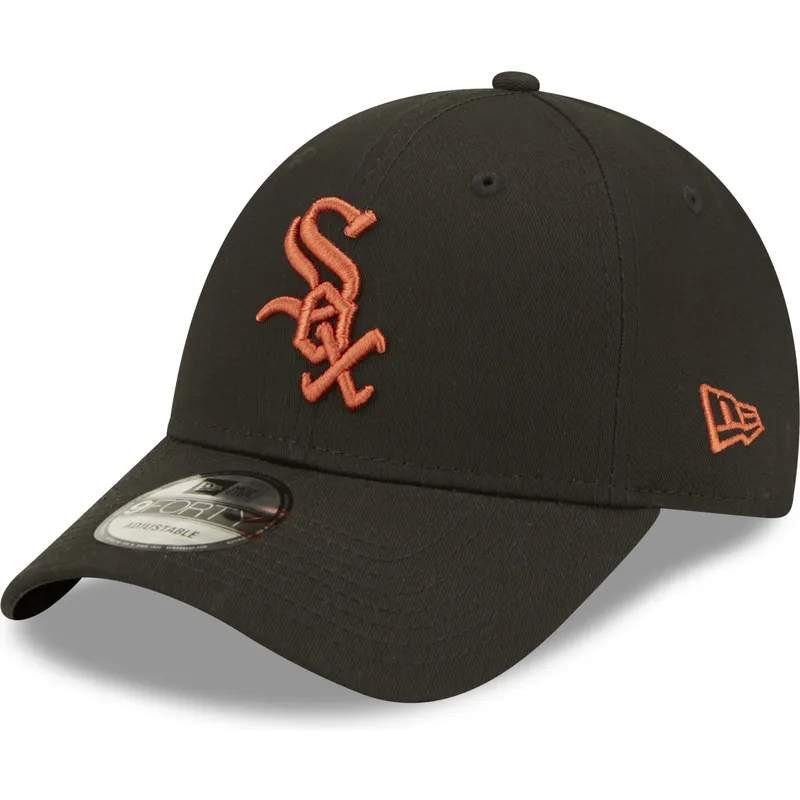 lippikset-kaareva-musta-saadettava-nauha-9forty-league-essential-chicago-white-sox-mlb-new-era