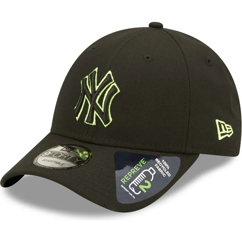 lippikset-kaareva-musta-snapback-9forty-neon-pack-repreve-new-york-yankees-mlb-new-era