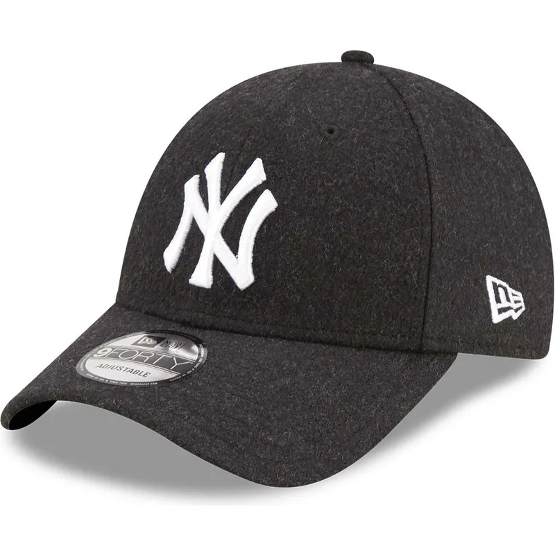lippikset-kaareva-musta-saadettava-nauha-9forty-the-league-melton-wool-new-york-yankees-mlb-new-era lippikset-kaareva-musta-saadettava-nauha-9forty-the-league-melton-wool-new-york-yankees-mlb-new-era