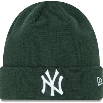 New Era League Essential Cuff New York Yankees MLB Dark Green Beanie