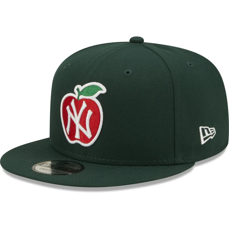 lippikset-littea-vihrea-snapback-9fifty-ny-apple-new-york-yankees-mlb-new-era