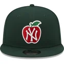 lippikset-littea-vihrea-snapback-9fifty-ny-apple-new-york-yankees-mlb-new-era