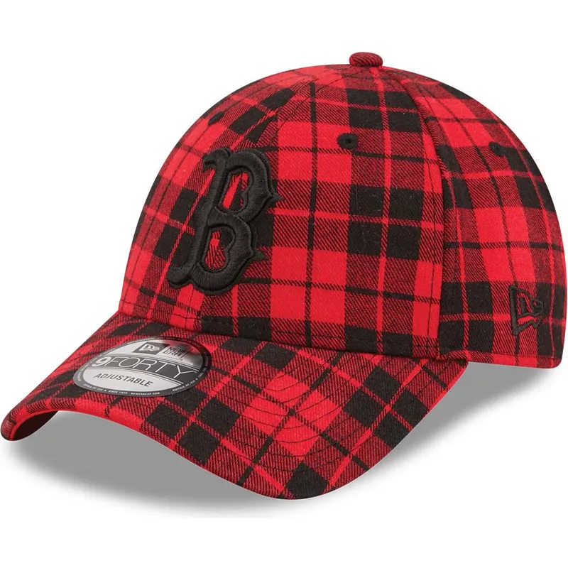 lippikset-kaareva-punainen-saadettava-nauha-9forty-plaid-boston-red-sox-mlb-new-era lippikset-kaareva-punainen-saadettava-nauha-9forty-plaid-boston-red-sox-mlb-new-era