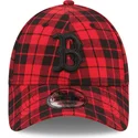 lippikset-kaareva-punainen-saadettava-nauha-9forty-plaid-boston-red-sox-mlb-new-era