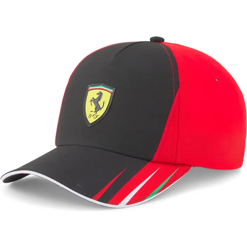 lippikset-kaareva-musta-snapback-sf-team-ferrari-formula-1-puma