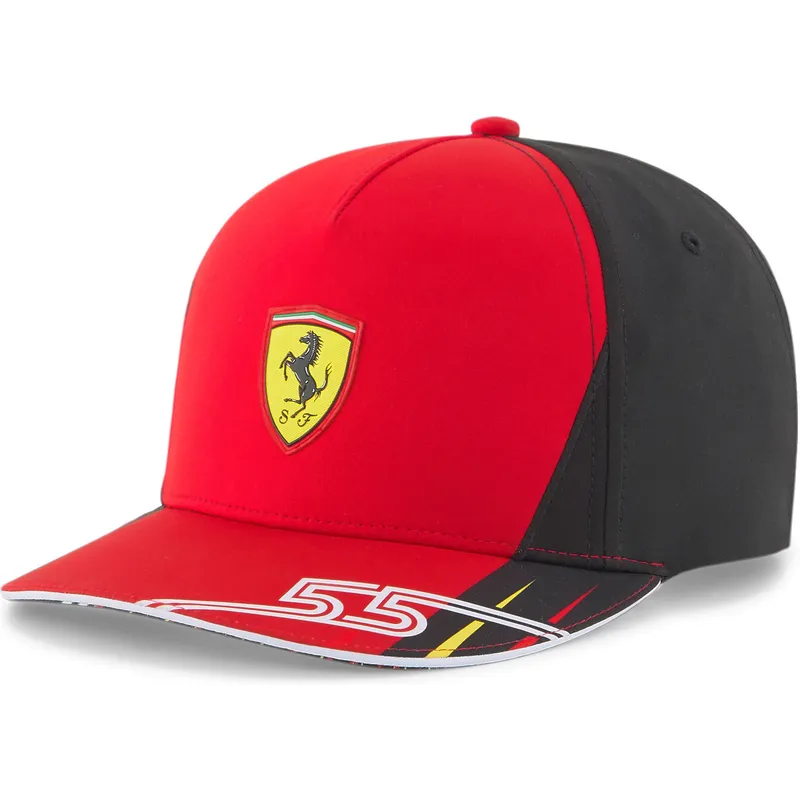 lippikset-kaareva-punainen-snapback-sf-carlos-sainz-ferrari-formula-1-puma