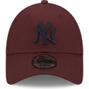 lippikset-kaareva-punainen-saadettava-nauha-9forty-league-essential-new-york-yankees-mlb-new-era
