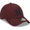 lippikset-kaareva-punainen-saadettava-nauha-9forty-league-essential-new-york-yankees-mlb-new-era