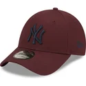 lippikset-kaareva-punainen-saadettava-nauha-9forty-league-essential-new-york-yankees-mlb-new-era