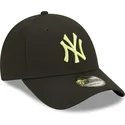 lippikset-kaareva-musta-saadettava-nauha-9forty-league-essential-new-york-yankees-mlb-new-era