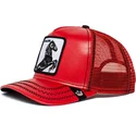 lippikset-kaareva-rekka-punainen-snapback-stallion-cherry-mustang-the-farm-goorin-bros