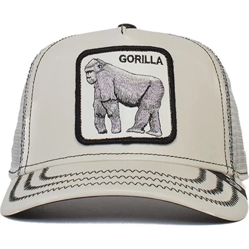 lippikset-kaareva-rekka-valkoinen-snapback-gorilla-band-boss-the-farm-goorin-bros