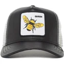 lippikset-kaareva-rekka-musta-snapback-queen-hive-boss-the-farm-goorin-bros