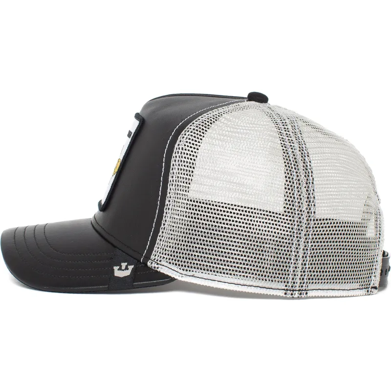 lippikset-kaareva-rekka-musta-snapback-queen-hive-boss-the-farm-goorin-bros