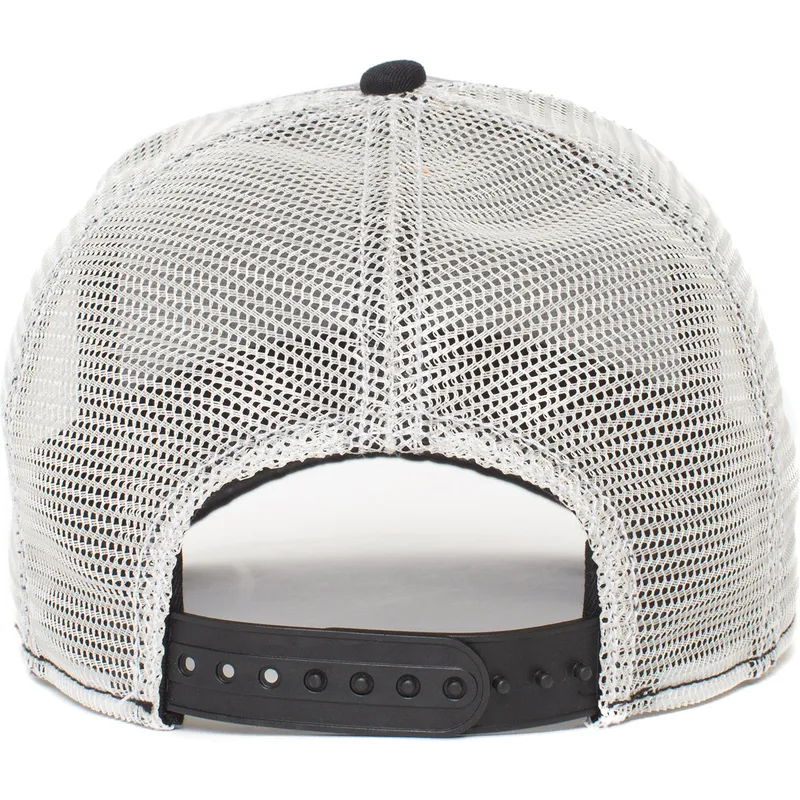 lippikset-kaareva-rekka-musta-snapback-queen-hive-boss-the-farm-goorin-bros