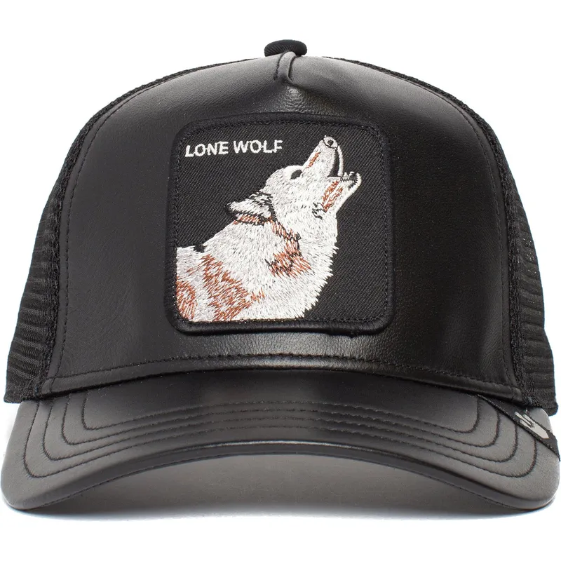 lippikset-kaareva-rekka-musta-snapback-lone-wolf-pack-boss-the-farm-goorin-bros