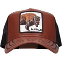 lippikset-kaareva-rekka-ruskea-snapback-buffalo-caulk-the-wagon-the-farm-goorin-bros