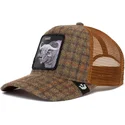 lippikset-kaareva-rekka-ruskea-snapback-hard-hardwood-the-farm-goorin-bros