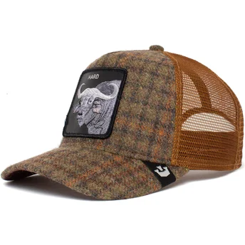 lippikset-kaareva-rekka-ruskea-snapback-hard-hardwood-the-farm-goorin-bros