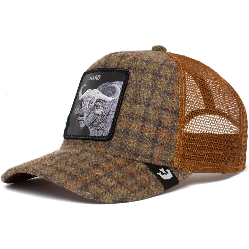 lippikset-kaareva-rekka-ruskea-snapback-hard-hardwood-the-farm-goorin-bros