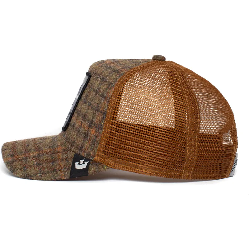 lippikset-kaareva-rekka-ruskea-snapback-hard-hardwood-the-farm-goorin-bros