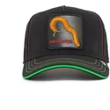 lippikset-kaareva-rekka-musta-snapback-one-hundred-bug-blaster-the-farm-goorin-bros