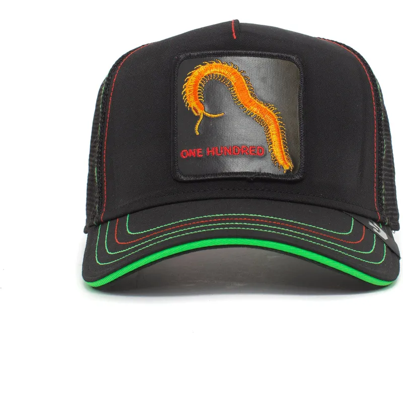 lippikset-kaareva-rekka-musta-snapback-one-hundred-bug-blaster-the-farm-goorin-bros lippikset-kaareva-rekka-musta-snapback-one-hundred-bug-blaster-the-farm-goorin-bros