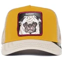 lippikset-kaareva-rekka-keltainen-snapback-sleepy-nap-life-the-farm-goorin-bros
